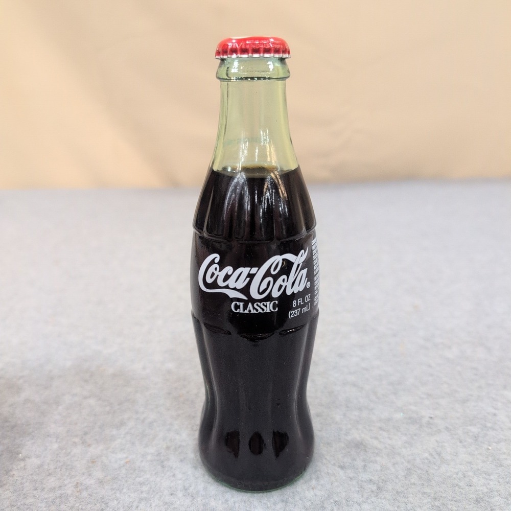 Coca-Cola Classic Lufkin 100 Years 1902-2002 Commemorative 8oz Glass Bottle - Picture 3 of 6
